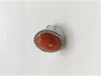 Anello Soma Gioielli Donna Anello in oro pietre e diamanti in Oro Corallo LOD AN OB/CORALLO/BR - LOD AN OB/CORALLO/BR